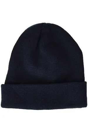 Build Your Brand Unisex_Adult Heavy Knit Beanie Hat, , One Size