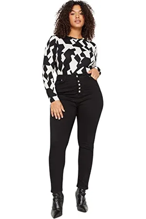 Trendyol Women Plus Size High Waist Skinny fit Plus Size Jeans, ,44