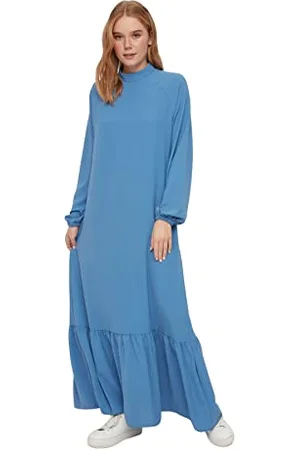 Trendyol Women Modest Maxi A-line Regular Woven Modest Dresses