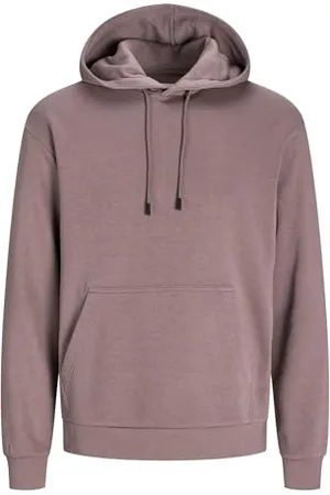 JACK & JONES Mens Jjebradley Noos Hooded Sweatshirt, Purple, XS UK