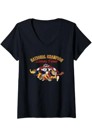 LOONEY TUNES American Football V-Neck T-Shirt