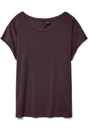 VERO MODA Womens Ava Plain Shirt Sleeve T-Shirt S