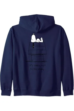 Peanuts Snoopy Okay Not To Be Zip Hoodie