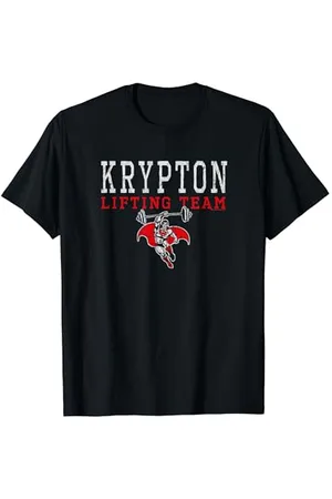 Superman Krpton Lifting Team T-Shirt