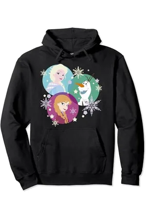 Disney Frozen Elsa Ana Olaf Color Spheres Pullover Hoodie