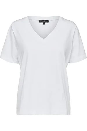 SELECTED Women V Neck T-Shirt 14 (L)