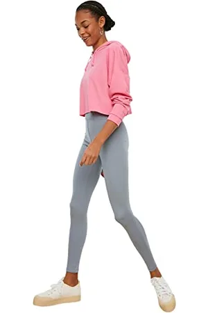 Trendyol Women Plus Size High Waist Skinny fit 7/8 Size Tights