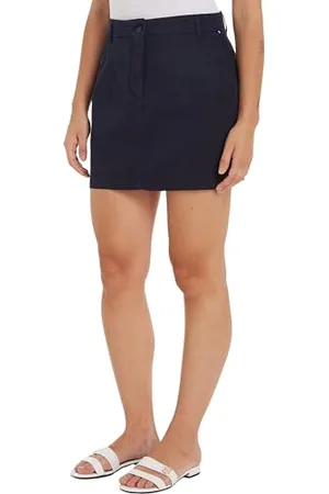Tommy Hilfiger Women Skirt Cotton Chino Mini, , 38