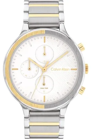Calvin Klein Analogue Multifunction Quartz Watch for Women with Two-Tone Stainless Steel Bracelet - 25200239