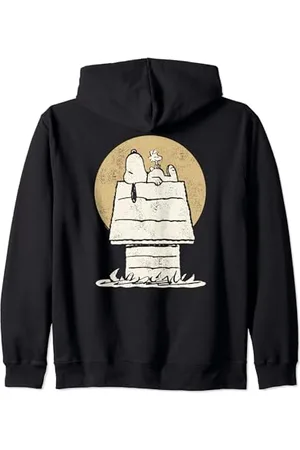 Peanuts Snoopy Woodstock Doghouse Zip Hoodie