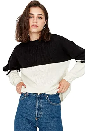 Trendyol Women Regular fit Basic Crew Neck Knitwear Sweater