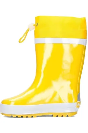 Playshoes Unisex Kids Lined Rain Wellies Basic Wellington Rubber Boots, 12, 6 UK Child