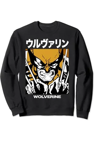 Marvel X-Men Wolverine Kanji Portrait Sweatshirt
