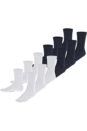 Falke Unisex Kids Happy 6-Pack K SO Cotton Plain 6 Pairs Socks, , 3-5