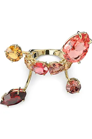 Swarovski Gema ring, Multicolored, Gold-tone plated