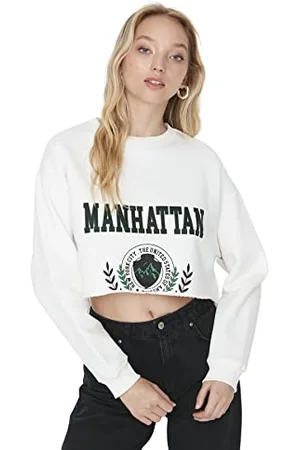 Trendyol Women Regular Basic Crew neck Knit Sweatshirt