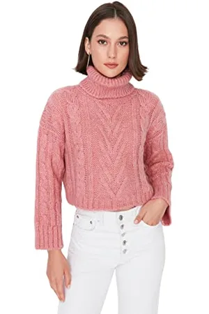Trendyol Women Regular Basic Turtleneck Knitwear Sweater