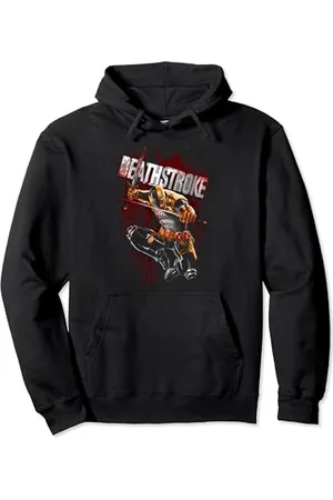DC Comics Originals Batman Deathstroke Blood Splattered Pullover Hoodie