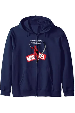 Marvel Studios Deadpool & Wolverine MCU Logo Slice Zip Hoodie