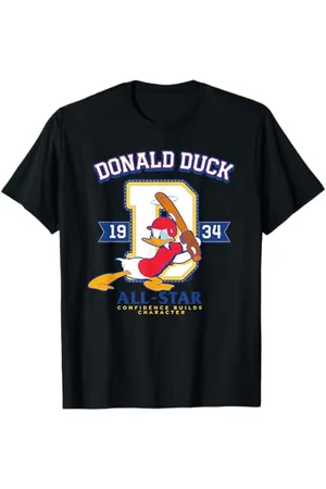 Disney Donald Duck Baseball 1934 All-Star Confidence Sports T-Shirt