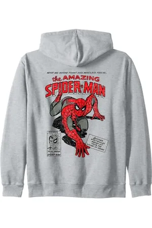 Marvel Spider-Man Retro Comic Zip Hoodie