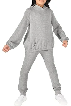 M17 Kids Girls Pullover Hoodie Soft Cosy Casual Hooded Sweatshirt Top Long Sleeve Jacket Jumper With Pocket - - (11-12 Years)