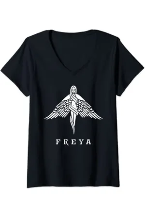Viking Womens Freya Goddess V-Neck T-Shirt