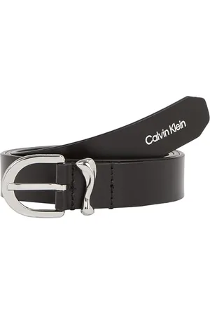 Calvin Klein Women CK Must Organic Loop Belt 25MM Belts Black 100