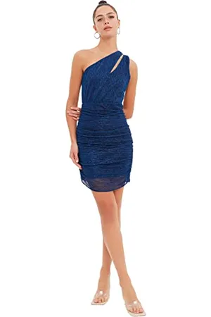 Trendyol Women Mini Bodycone Fitted Knitted Dress