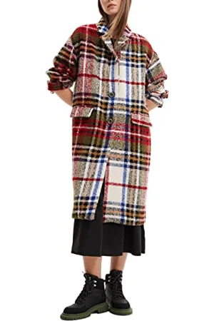 Desigual Camilla Checked Smart Winter Coat 22WWEWB4