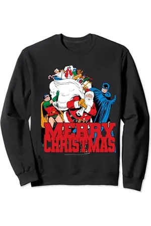 DC Comics Originals Batman Merry Christmas Comic Sweatshirt