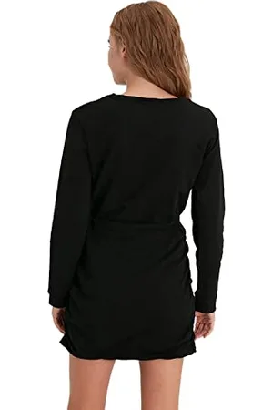 Trendyol Women Mini Bodycon Fitted Knit Dress