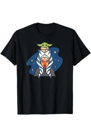 STAR WARS Ahsoka Tano and Grogu The Mandalorian Night Cute T-Shirt