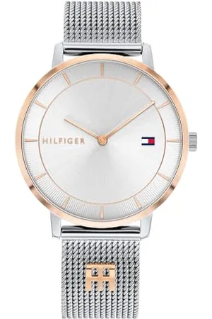 Tommy Hilfiger Analogue Quartz Watch for Women with Stainless Steel mesh Bracelet