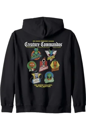 DC Comics Originals Creature Commandos Badges Zip Hoodie