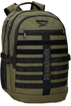Reebok Cross Truck One Laptop Backpack, Made of Polyester, Compression Sides to Adjust The Load, Wide, Ergonomic and Padded Shoulder Straps, by Joumma Bags, , One Size, Backpack 46 Khaki
