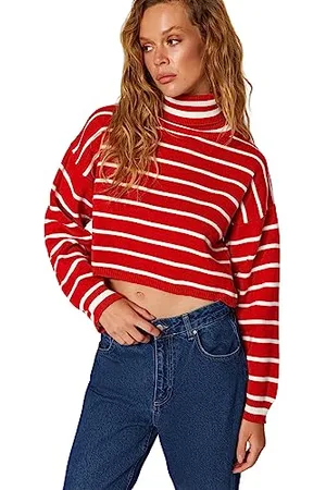 Trendyol FeMan Regular fit Basic Turtleneck Knitwear Sweater, ,S