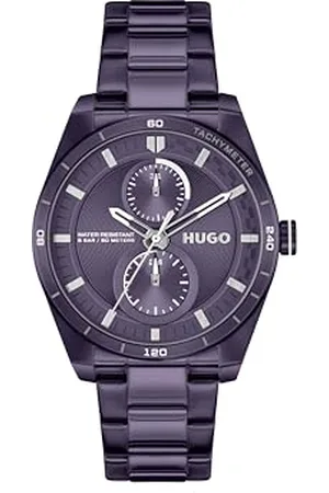 HUGO BOSS Analogue Multifunction Quartz Watch for Women #FAST FOR HER Collection with Stainless Steel Bracelet - 1540170