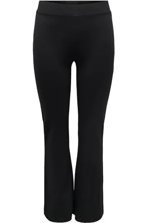 JDY Elegant Womens High Waisted Flare Culotte Trousers Business Chino Wide Leg Pants PRETTY, Colours: , Size:L / 32L, Leg Length:L32