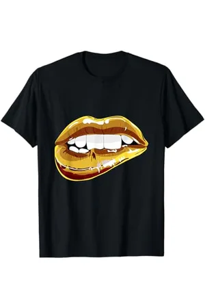 BAHAA Sexy Women Graphic Lips Tee shirt, Women Printed Funny Lips T-Shirt