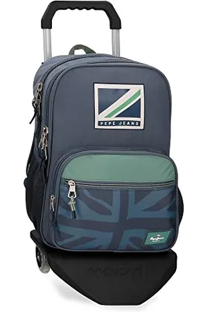 Pepe Jeans Tom Double Compartment School Backpack with Trolley 30x40x12 cms Polyester 15,6L