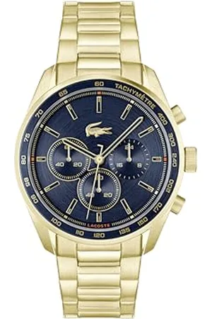 Lacoste Chronograph Quartz Watch BOSTON Collection for Men with Leather or Stainless Steel bracelet in Link or Mesh