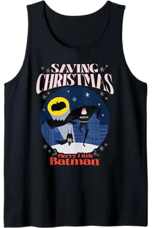Batman Merry Little Saving Christmas Tank Top