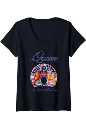 Queen Womens Night at the Opera V-Neck T-Shirt V-Neck T-Shirt