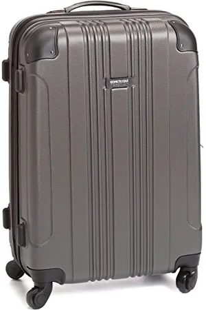 Kenneth Cole Out of Bounds Wheel Upright Carry-on Luggage, , 24-Inch Checked, Out of Bounds Luggage Collection Lightweight Durable Hardside 4-Wheel Spinner Travel Suitcase Bags