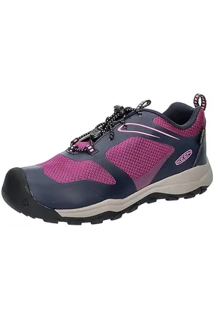 Keen Wanduro Low Waterproof Hiking Shoe, Sky Captain/Charisma, 10 UK Child
