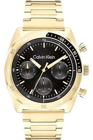 Calvin Klein Analogue Multifunction Quartz Watch for Men CK Flex Collection with Stainless Steel Bracelet or Silicone Strap