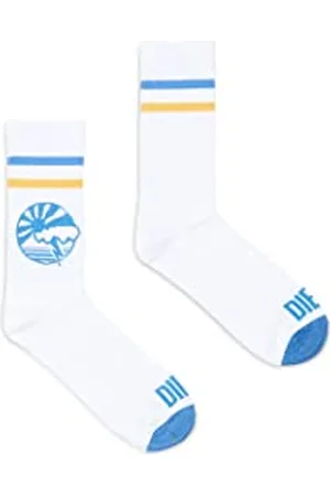 Diesel _SKM-RAY CALZINO_SOCKS_White_L