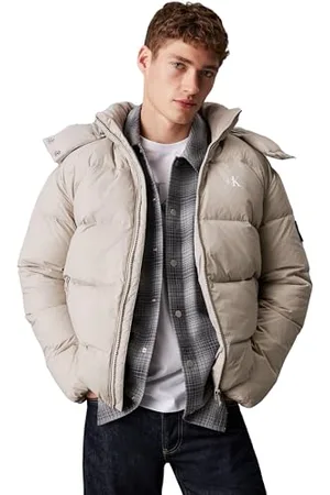 Calvin Klein Calvin Klein Men’s Essentials Down Puffer Jacket with Hood, , XL