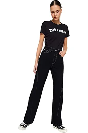 Trendyol FeMan High Waist Straight Leg Regular fit Jeans